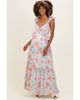 PinkBlush PinkBlush Floral Ruffle Accent Maxi Dress - 1