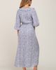 PinkBlush PinkBlush Floral Ruffle V-Neck Midi Dress - 4