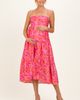 PinkBlush PinkBlush Floral Sleeveless Tiered Midi Dress - 1