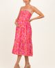 PinkBlush PinkBlush Floral Sleeveless Tiered Midi Dress - 2