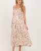 PinkBlush PinkBlush Floral Smocked Ruffle Detail Midi Dress - 2