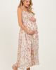 PinkBlush PinkBlush Floral Smocked Ruffle Detail Midi Dress - 3