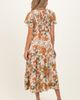 PinkBlush PinkBlush Floral Smocked Tiered Midi Dress - 3