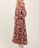 PinkBlush PinkBlush Floral Textured Bubble Sleeve Maxi Dress - 2