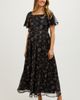 PinkBlush PinkBlush Floral Waist Tie Midi Dress - 1