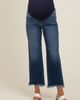 PinkBlush PinkBlush Fringe Hem Maternity Cropped Jeans - 3