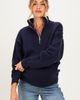 PinkBlush PinkBlush Half Zip Mock Neck Sweater - 2