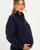 PinkBlush PinkBlush Half Zip Mock Neck Sweater - 4
