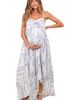 PinkBlush PinkBlush Hi-Lo Spaghetti Strap Patchwork Ruffle Maxi Dress - 2