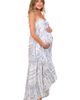 PinkBlush PinkBlush Hi-Lo Spaghetti Strap Patchwork Ruffle Maxi Dress - 3