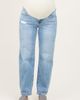 PinkBlush PinkBlush High Rise Ankle Boyfriend Distressed Maternity Jeans - 3