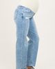 PinkBlush PinkBlush High Rise Ankle Boyfriend Distressed Maternity Jeans - 4
