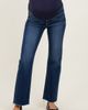 PinkBlush PinkBlush High Rise Crop Straight Raw Cut Hem Maternity Jeans - 4