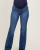 PinkBlush PinkBlush High Rise Raw Hem Bootcut Maternity Jeans - 2