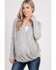 PinkBlush PinkBlush Knit Draped Wrap V-Neck Nursing Top - 1