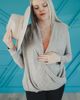 PinkBlush PinkBlush Knit Draped Wrap V-Neck Nursing Top - 5