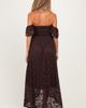 PinkBlush PinkBlush Lace Off Shoulder Maxi Dress - 3