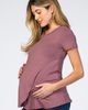 PinkBlush PinkBlush Layered Wrap Front Nursing Top - 2