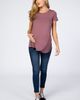 PinkBlush PinkBlush Layered Wrap Front Nursing Top - 4