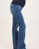 PinkBlush PinkBlush Lightly Distressed Maternity Flare Jeans - 4