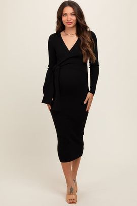 PinkBlush PinkBlush Long Sleeve Fitted Dress