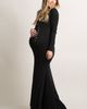 PinkBlush PinkBlush Long Sleeve Photoshoot Maternity Gown/Dress - 1