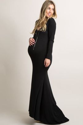 PinkBlush PinkBlush Long Sleeve Photoshoot Maternity Gown/Dress