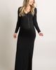 PinkBlush PinkBlush Long Sleeve Photoshoot Maternity Gown/Dress - 2