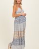 PinkBlush PinkBlush Mixed Floral Lace Trim Maxi Dress - 3