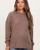 PinkBlush PinkBlush Mocha Long Sleeve Maternity Top  - 1