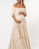 PinkBlush PinkBlush Off Shoulder Ruffle Tiered Maxi Dress - 1