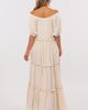 PinkBlush PinkBlush Off Shoulder Ruffle Tiered Maxi Dress - 5