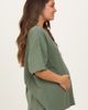 PinkBlush PinkBlush Olive Cotton Oversized Tee - 3