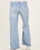 PinkBlush PinkBlush Open Knee Cuffed Boyfriend Fit Maternity Jeans - 5