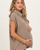 PinkBlush PinkBlush Pigment Dye Sleeveless Polo Oversized Top - 3