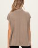 PinkBlush PinkBlush Pigment Dye Sleeveless Polo Oversized Top - 4