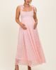 PinkBlush PinkBlush Pink Sleeveless Lace Maxi Dress - 2