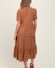 PinkBlush PinkBlush Plaid Tiered Short Sleeve Dress - 3