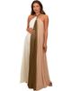 PinkBlush PinkBlush Pleated Halter Neck Maxi Dress - 1
