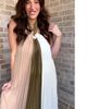 PinkBlush PinkBlush Pleated Halter Neck Maxi Dress - 3