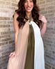 PinkBlush PinkBlush Pleated Halter Neck Maxi Dress - 5