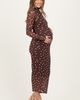 PinkBlush PinkBlush Polka Dot Mesh Overlay Midi Dress - 2