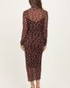 PinkBlush PinkBlush Polka Dot Mesh Overlay Midi Dress - 3