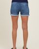 PinkBlush PinkBlush Raw Cut Hem Cuffed Maternity Jean Shorts - 5