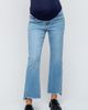 PinkBlush PinkBlush Raw Edge Crop Maternity Jeans - 2