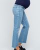 PinkBlush PinkBlush Raw Edge Crop Maternity Jeans - 3
