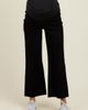PinkBlush PinkBlush Raw Hem Cropped Wide Leg Maternity Jeans - 3