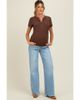 PinkBlush PinkBlush Raw Hem Wide Leg Maternity Jeans - 1