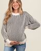 PinkBlush PinkBlush Ribbed Balloon Sleeve Sweater - 3