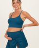 PinkBlush PinkBlush Ribbed Crop Tank Swim Skirt Set - 3